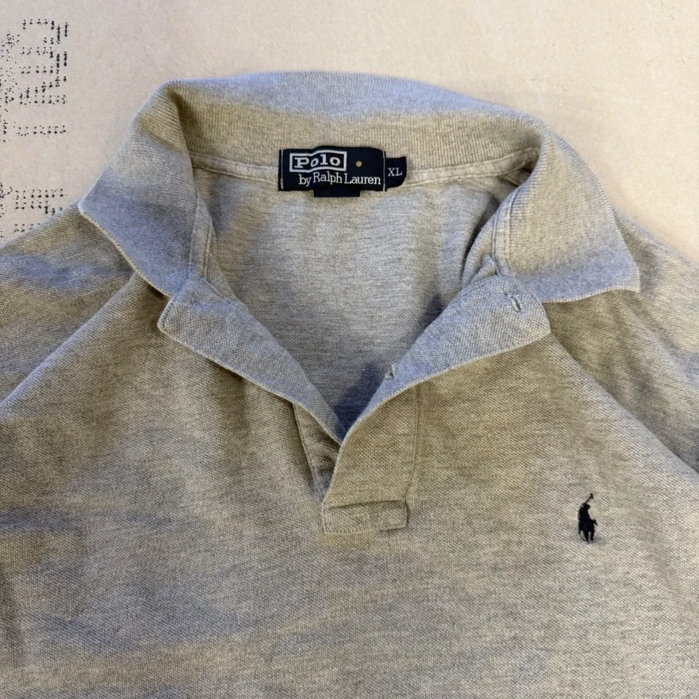 Y2K Polo Ralph Lauren Cuffed Long Sleeve Polo Rugby Shirt